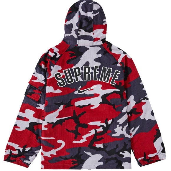 Supreme Other - Supreme Nikr Arc Corduroy Hooded Jacket ( Red Camo )